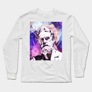 Xenophon Pink Portrait | Xenophon Artwork 8 Long Sleeve T-Shirt